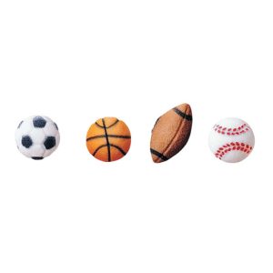 Sports Balls Assorted Dec-Ons 319 CT