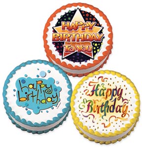 Birthday Celebrations Variety Edible Image 12 CT
