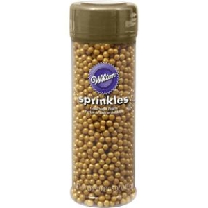 Sugar Pearls Gold 5 OZ