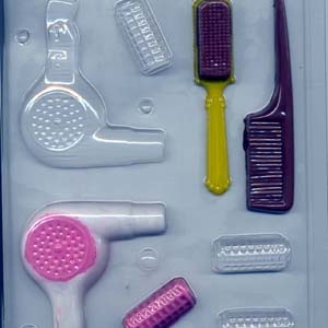 Beautician Candy Mold Assorted 8 CAV