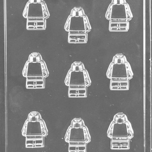 Building Block Men Candy Mold 9 CAV