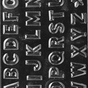 Alphabet A-Z Candy Mold 27 CAV
