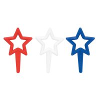 Red, White & Blue Silhouette Star Pick 2 1/2" 144 CT