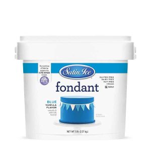 Blue Satin Ice Fondant 5 LB