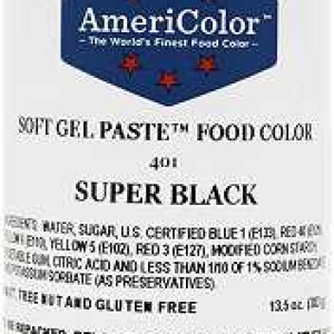 Super Black 13.5 OZ (382g) Soft Gel Paste