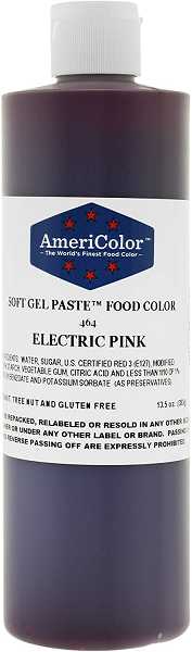 Electric Pink 13.5 OZ (382g) Soft Gel Paste