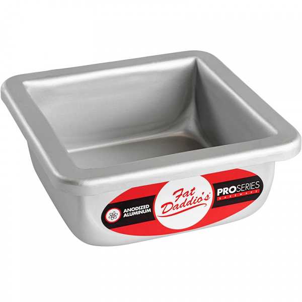 Square Pan 4"X 4"x 2" 14 gauge