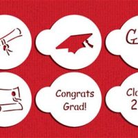Stencil Graduate Cookie 6 CT