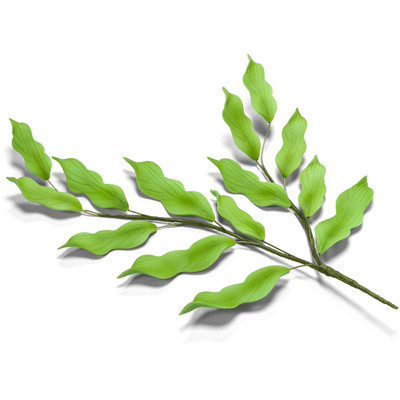 Green Leaf Stems 8 1/2" 12 CT