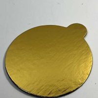 Mono Portion Round W/Tab 3 1/2" Gold 500 CT