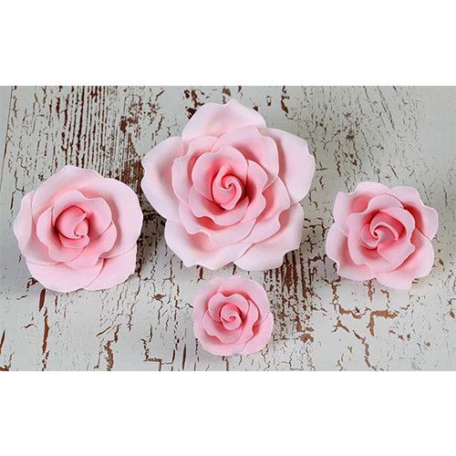 Pink Bloomed Garden Rose Mix Sizes 12 CT