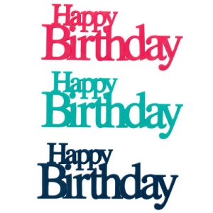 Classy Birthday Greetings Layon 2 1/2″ x 5 1/2″ 24 CT