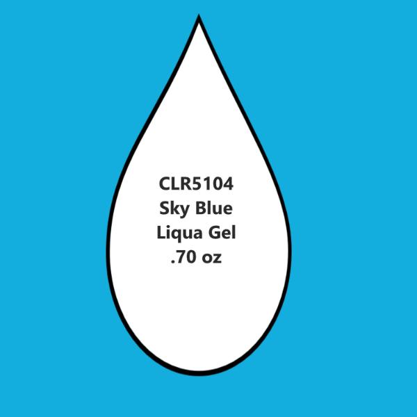 Sky Blue .70 Fluid OZ Liqua Gel