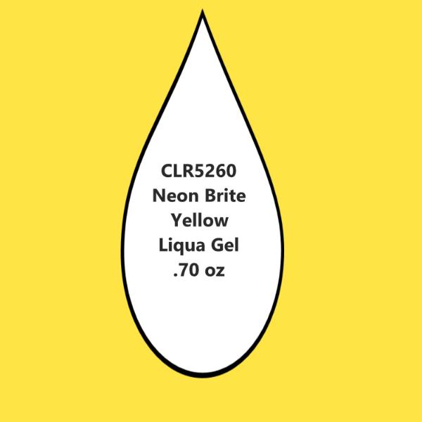 Neon Brite Yellow .70 Fluid OZ Liqua Gel