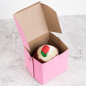 4x4x4 Pink CupCake Box 200 CT