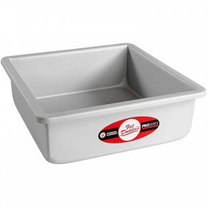 Square Pan 8″x 8″x 3″ 14 gauge