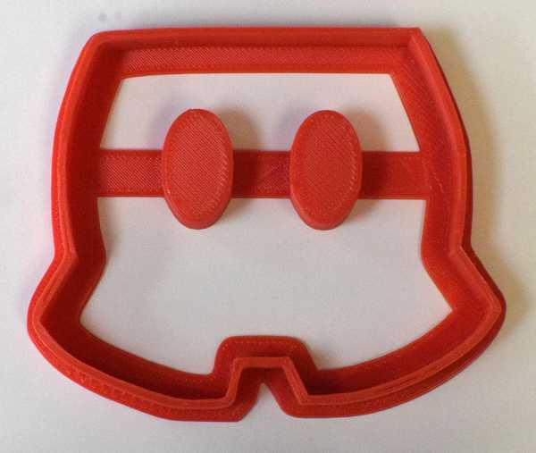 Mickey Mouse Pants 4" x 3 1/4" Cookie Cutter