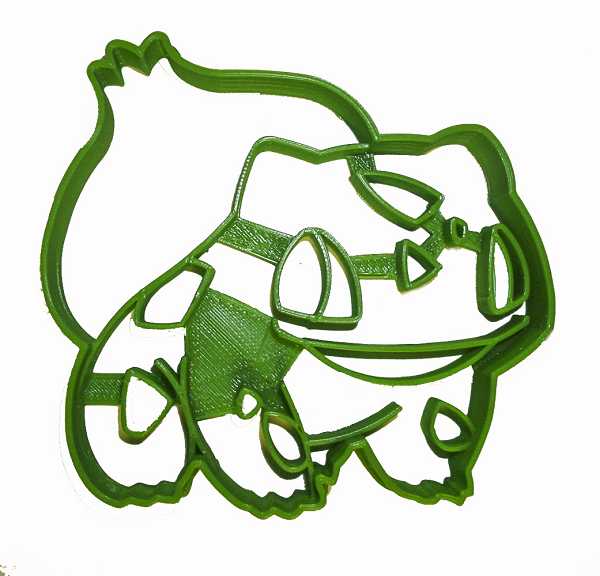 Bulbasaur Pokemon Go Cookie Cutter