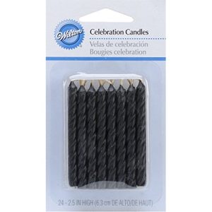 Celebration Black Candles 24 CT