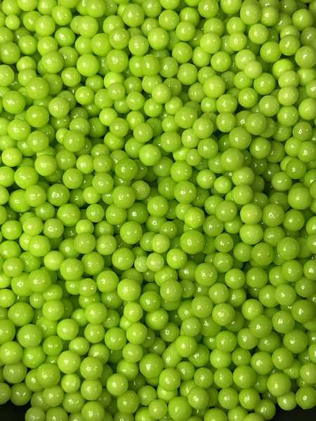 Green Beads (4 MM) 5 LB