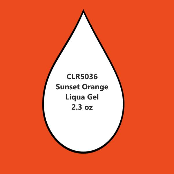 Sunset Orange 2.3 Fluid OZ Liqua Gel