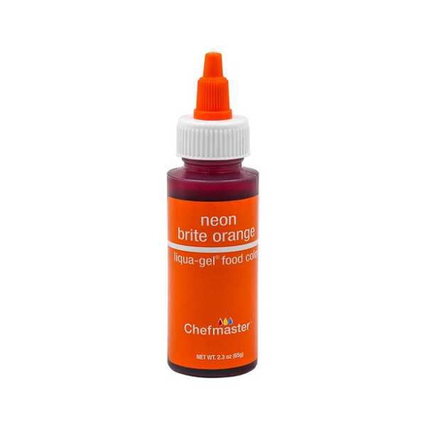 Neon Brite Orange 2.3 Fluid OZ Liqua Gel