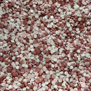Valentine’s Day Pearl Dot Quins 5 OZ
