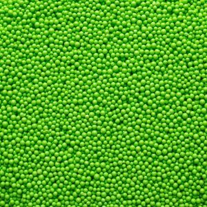 Lime Green Nonpareil Beads 5 OZ