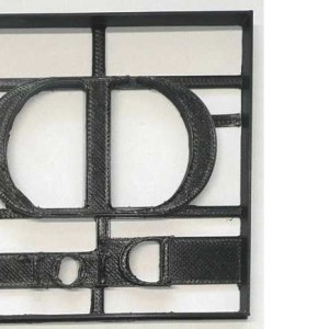 Dior Logo Brand Cookie Cutter