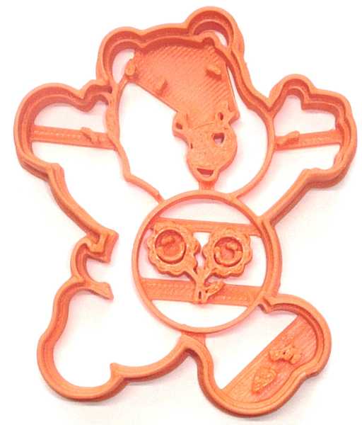 Friend Orange Care Bear Cookie Cutter