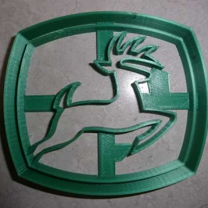 John Deere Logo Cookie Cutter