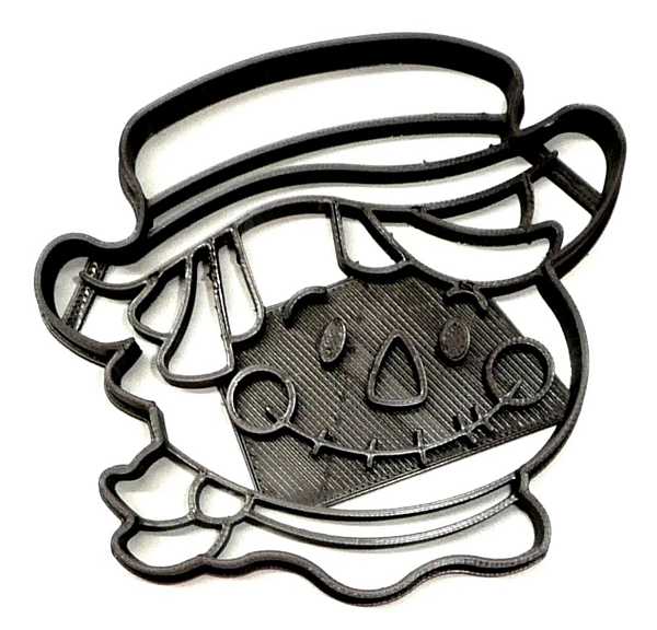 Scarecrow Boy Face Cookie Cutter