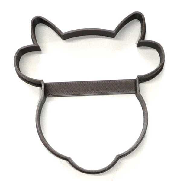 Cute Cow Head Cookie Cutter