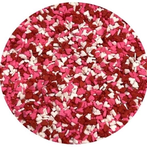 Red, White and Pink Heart Micro Mini Quins 1/8″ 4 OZ
