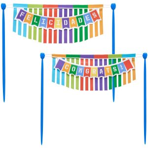 Felicidades Congrats Banner Layon 6 CT