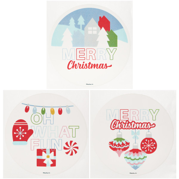 A Merry Christmas Variety Edible Image 12 CT