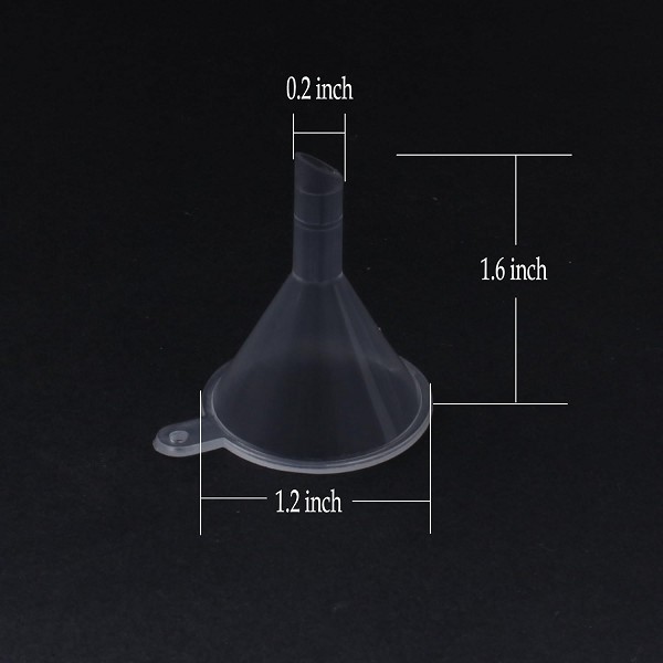 Mini Plastic Funnels Each