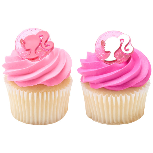 Barbie Silhouette Cupcake Rings 144 CT - Image 2