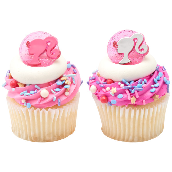 Barbie Silhouette Cupcake Rings 144 CT - Image 3