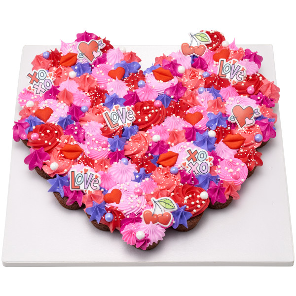 Rainbow Love Cupcake Rings 144 CT - Image 3