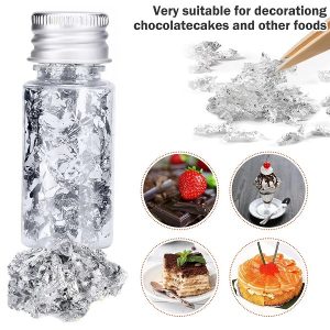 Edible Silver Leaf 2.5 Gram EA