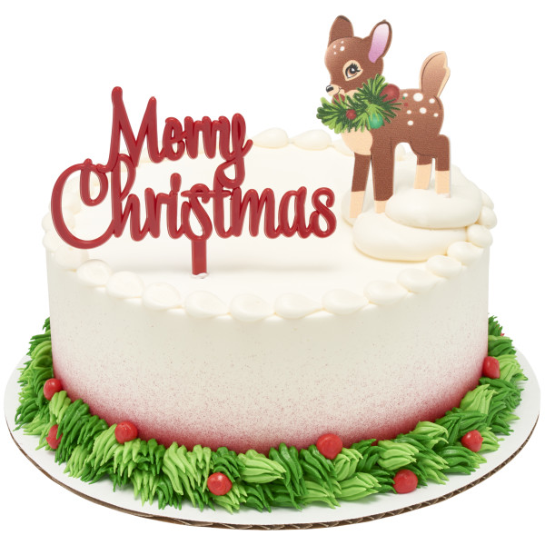 Merry Christmas Deer Vertical Layon 12 CT - Image 3
