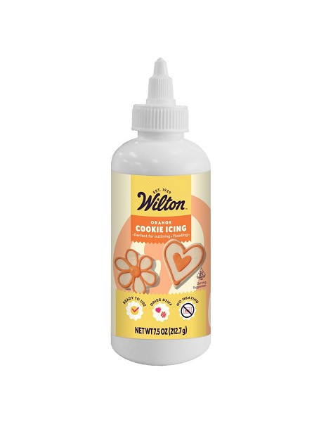 Cookie Icing in Bottle Orange 7.5 OZ