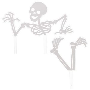 Spooky Skeleton Vertical Layons 12 CT