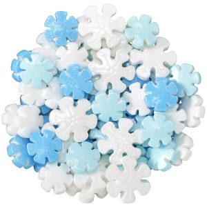 Snowflake Shapes Candy Sprinkles 16 OZ