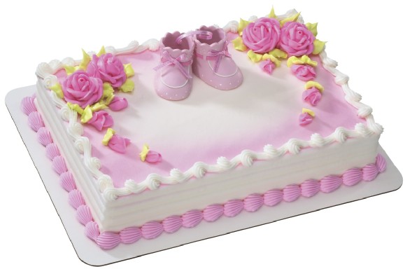 Baby Booties Pink Only DecoSet EA