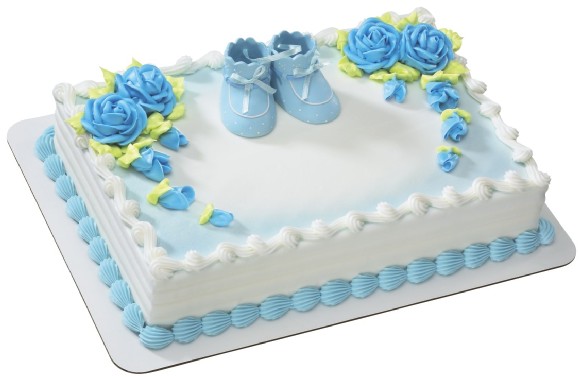 Baby Booties Blue Only DecoSet EA