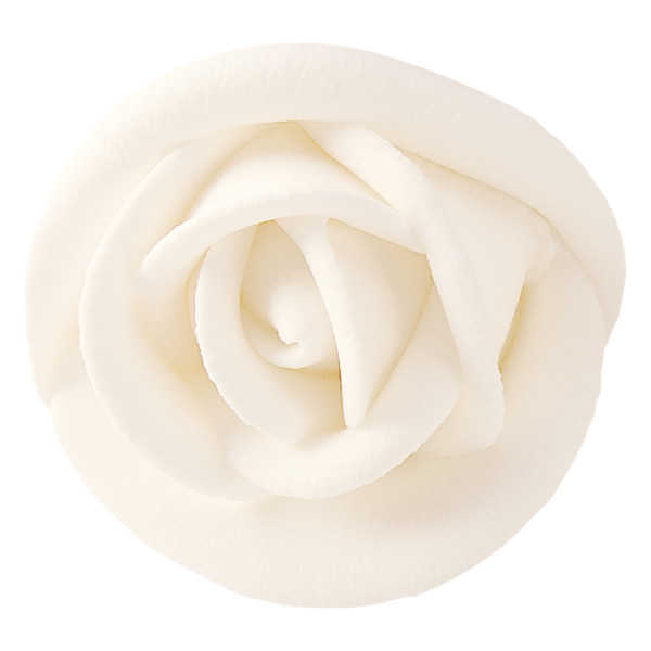White Large Rose 1 3/4" 72 CT