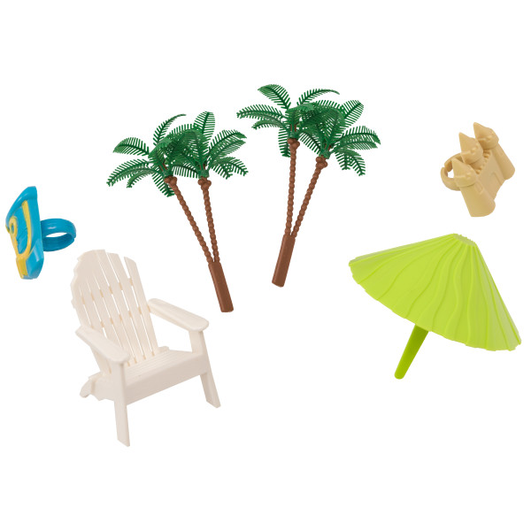 Beach Chair & Umbrella DecoSet 6 CT - Image 2