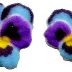 Pansies Dec-Ons 1 1/4″ 108 CT